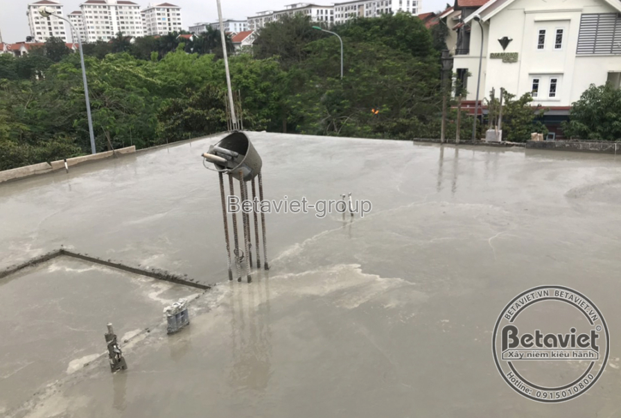 Thi công biệt thự 4 tầng tân cổ điển TC20166, giai đoạn thi công phần thô – kết cấu phần thô (5)