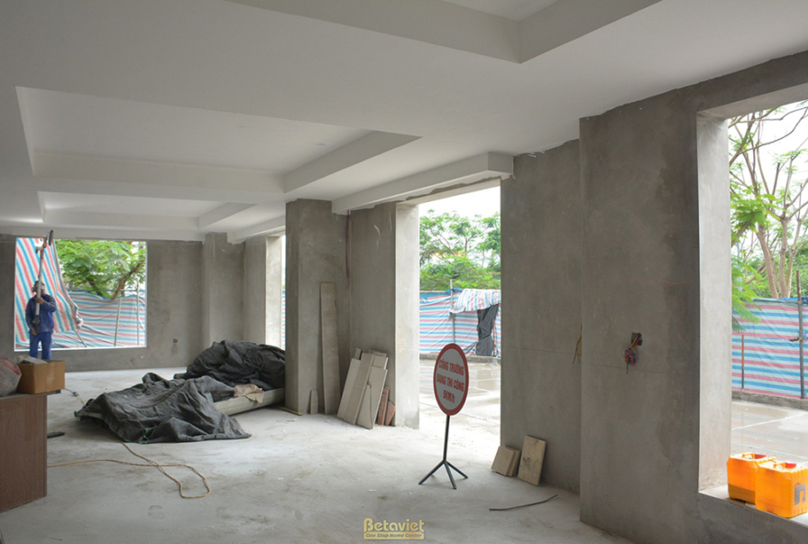 Thi công biệt thự 3 tầng hiện đại TC24908, giai đoạn thi công phần thô – kết cấu phần thô (6)