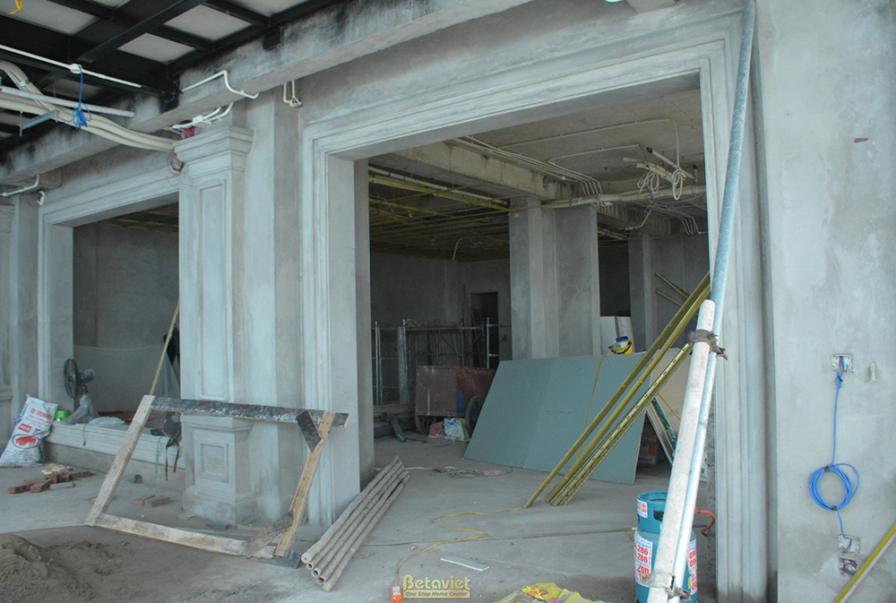 Thi công biệt thự 3 tầng hiện đại TC24908, giai đoạn thi công phần thô – kết cấu phần thô (4)