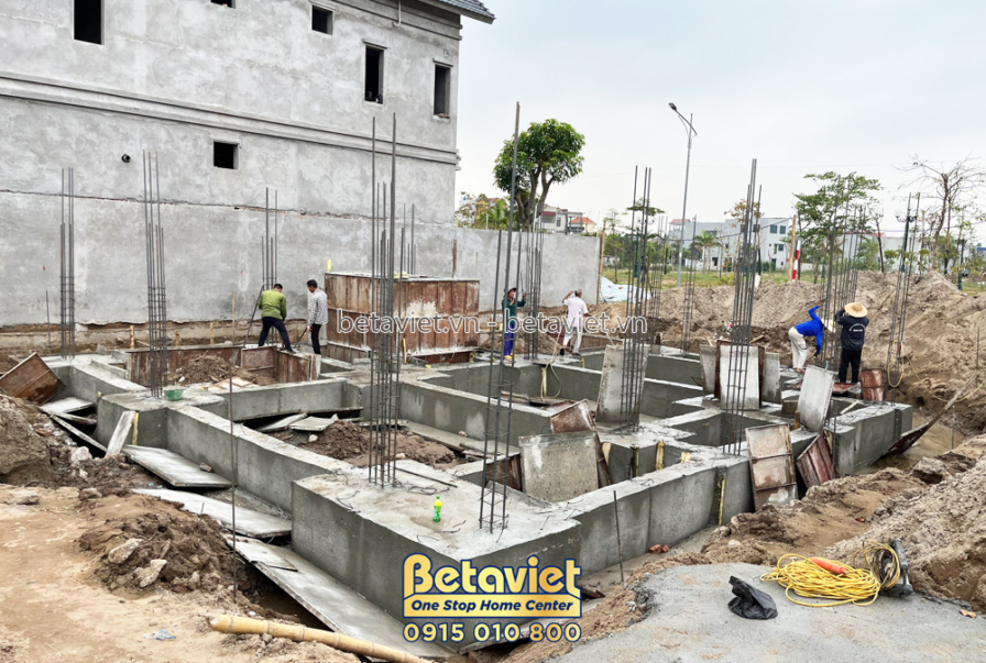 Thi công biệt thự 3 tầng hiện đại TC22156, giai đoạn thi công phần thô – kết cấu phần thô (8)