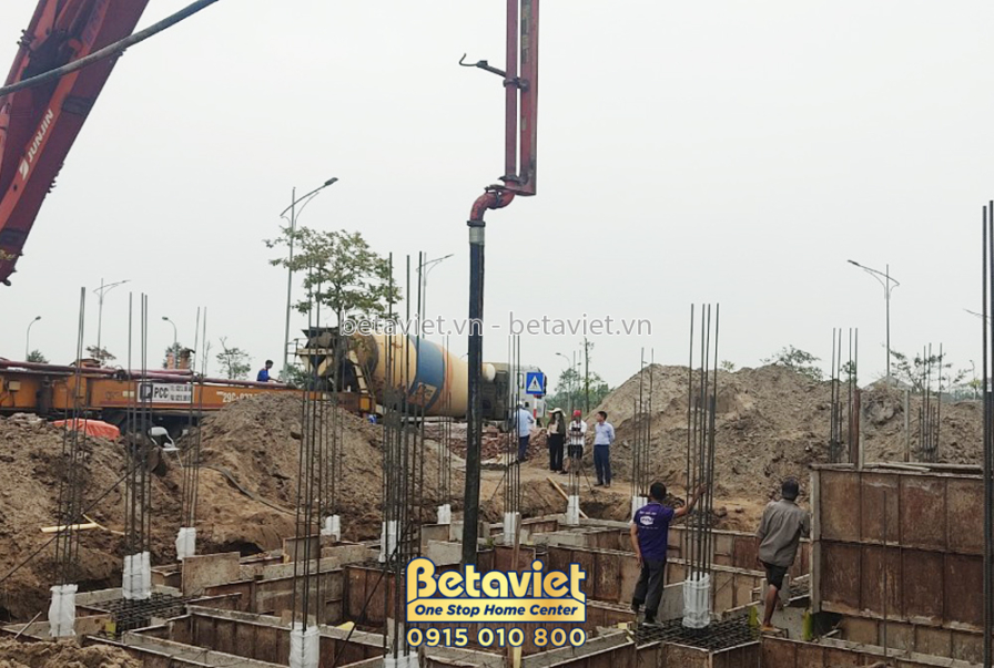 Thi công biệt thự 3 tầng hiện đại TC22156, giai đoạn thi công phần thô – mặt ngoài công trình (20)