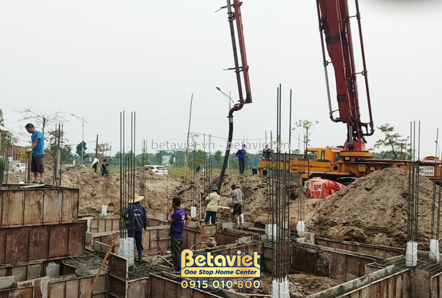 Thi công biệt thự 3 tầng hiện đại TC22156, giai đoạn thi công phần thô – mặt ngoài công trình (18)