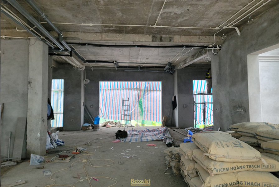 Thi công biệt thự 3 tầng TC23036, giai đoạn thi công phần thô – kết cấu phần thô (5)