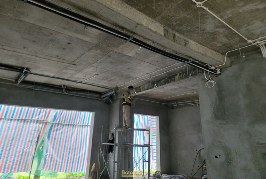 Thi công biệt thự 3 tầng TC23036, giai đoạn thi công phần thô – kết cấu phần thô (7)