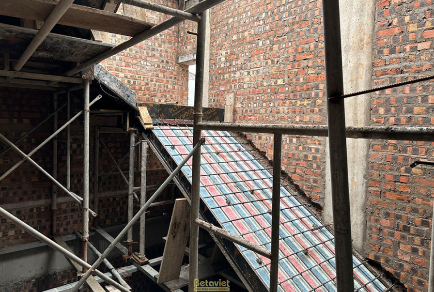 Thi công biệt thự 3 tầng tân cổ điển TC23101, giai đoạn thi công phần thô – kết cấu phần thô (5)