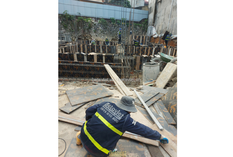 Thi công biệt thự 3 tầng tân cổ điển TC23101, giai đoạn thi công phần thô – kết cấu phần thô (14)