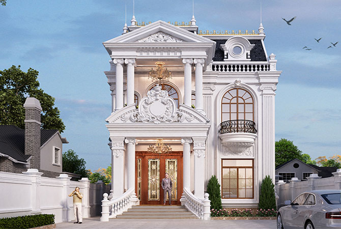 3 Mẫu thiết kế nhà 2 tầng 5 phòng ngủ hiện đại vô cùng đẳng cấp