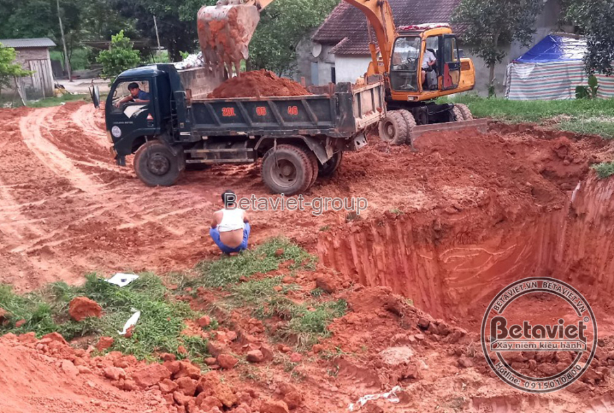 Thi công biệt thự 2 tầng tân cổ điển TC21101, giai đoạn thi công phần thô – ảnh thi công thực tế (4)