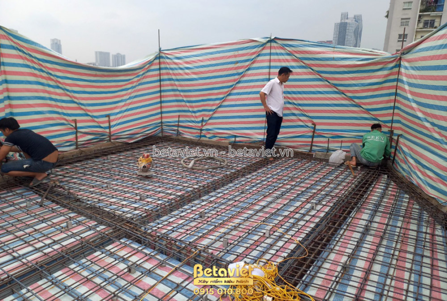 Thi công biệt thự 5 tầng TC21061, giai đoạn thi công phần thô – ảnh thi công thực tế (4)