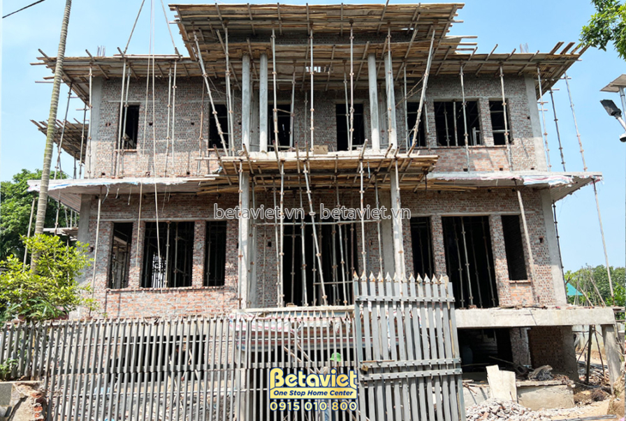 Thi công biệt thự TC22017 – ảnh thực tế công trình