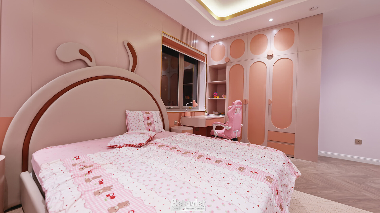 Thi công biệt thự 3 tầng hiện đại TC24010, giai đoạn hoàn thành – phòng ngủ (2)