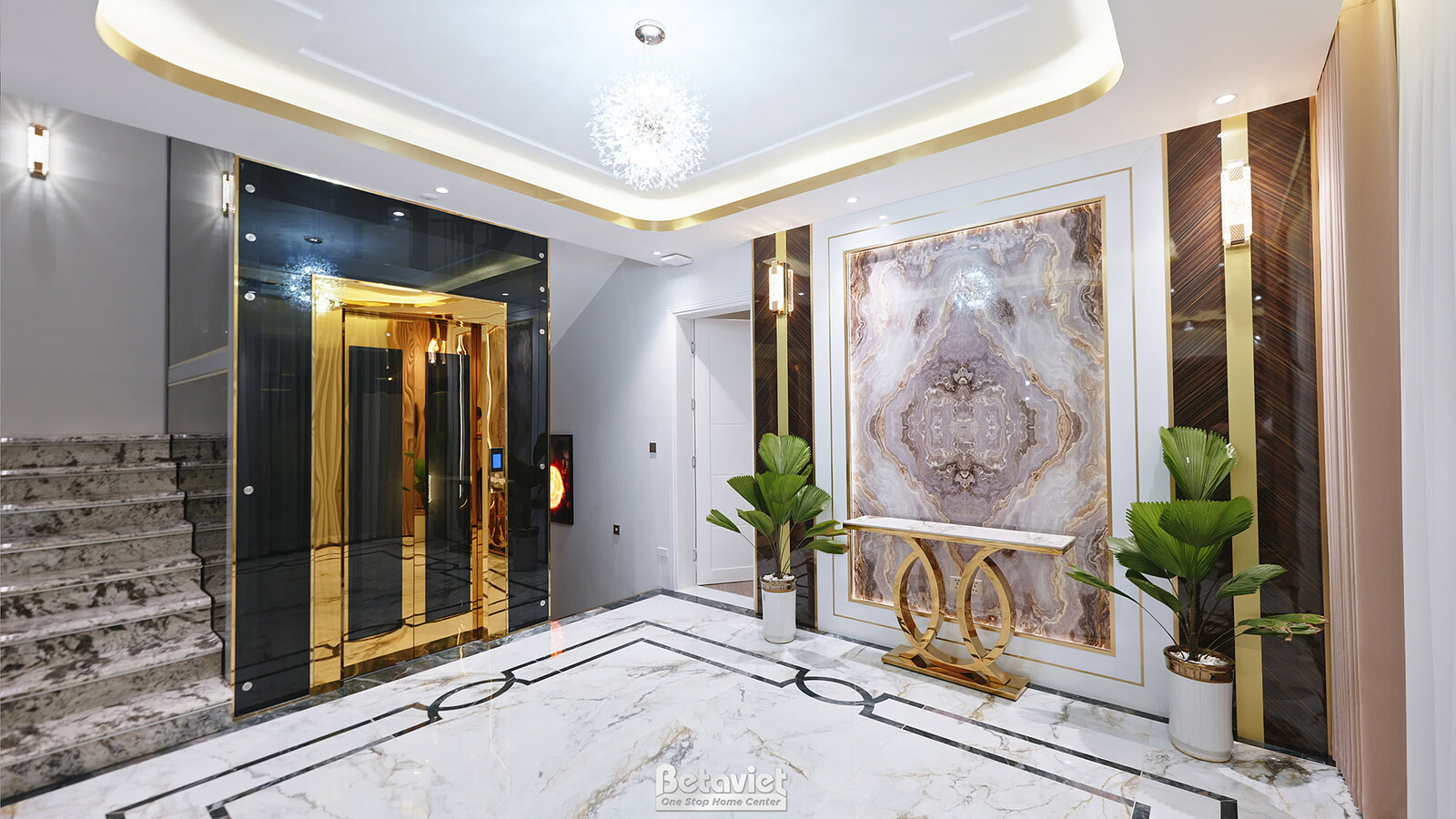 Thi công biệt thự 3 tầng hiện đại TC24010, giai đoạn hoàn thành – khu vực cầu thang (3)