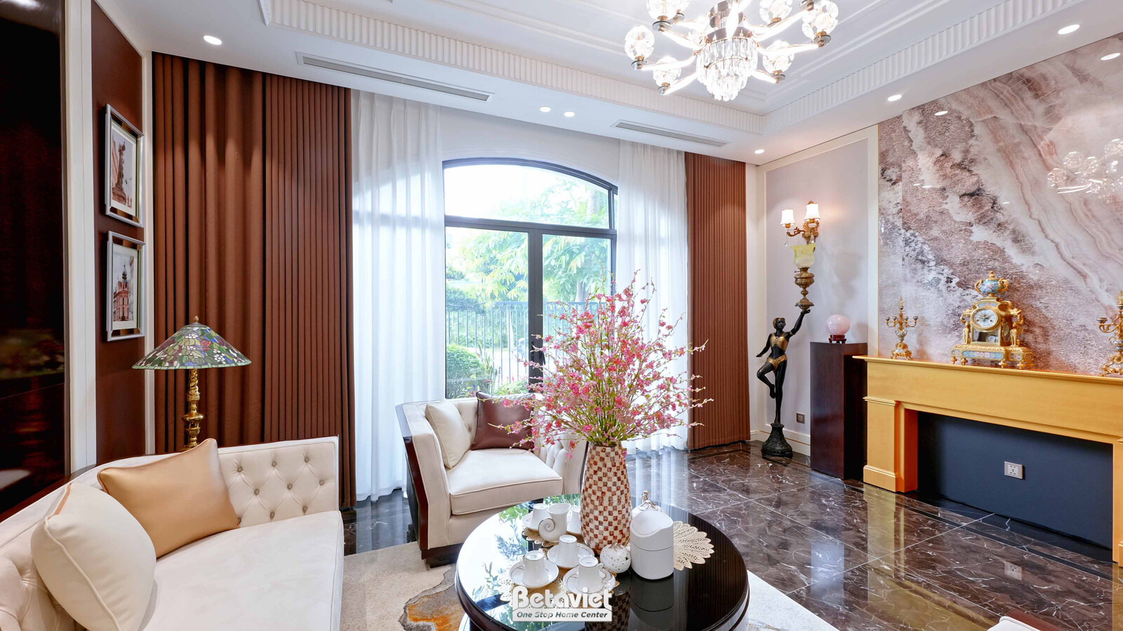 Thi công biệt thự TC5003639, giai đoạn hoàn thành – phòng khách (5)