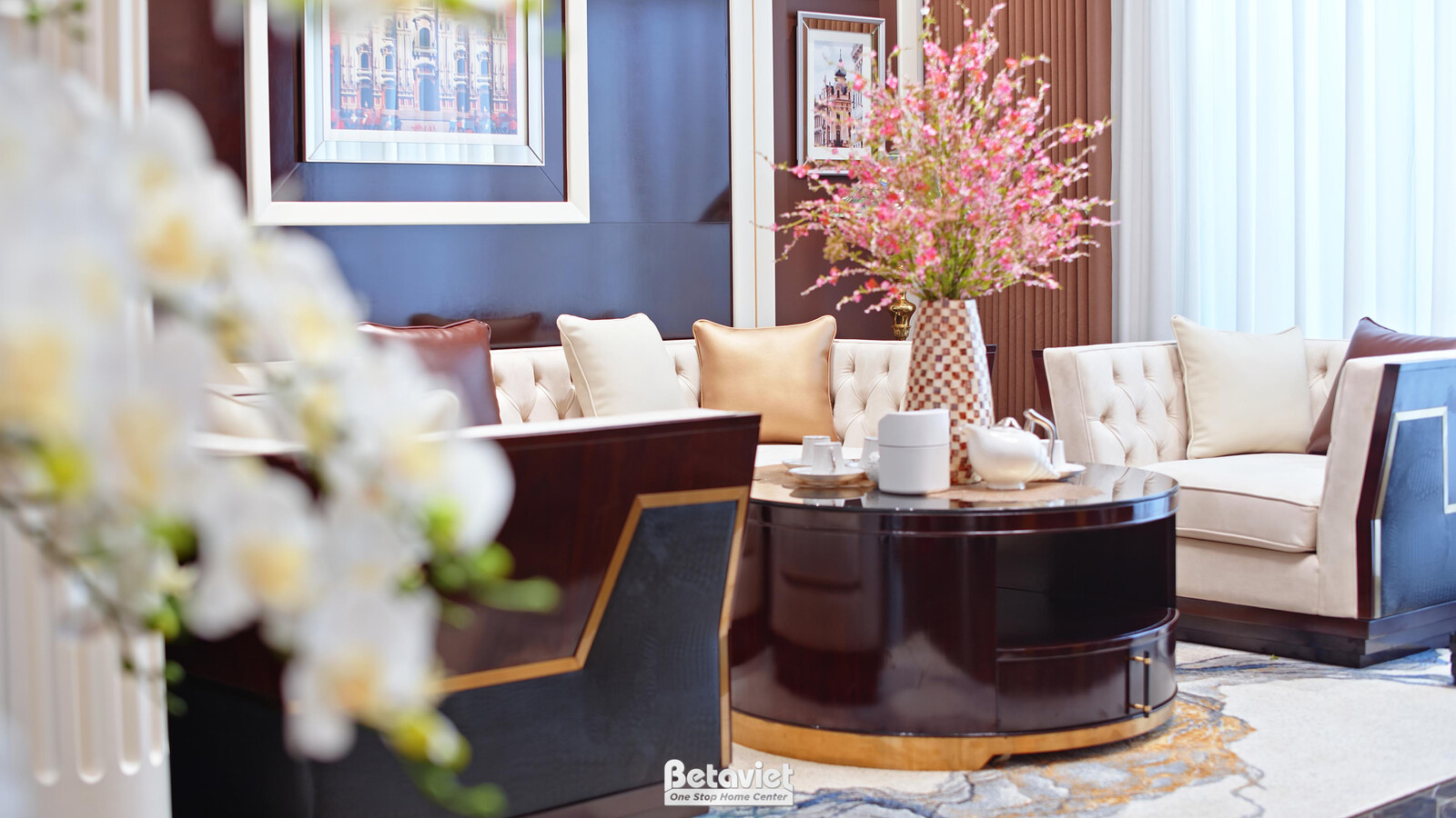Thi công biệt thự TC5003639, giai đoạn hoàn thành – phòng khách (2)