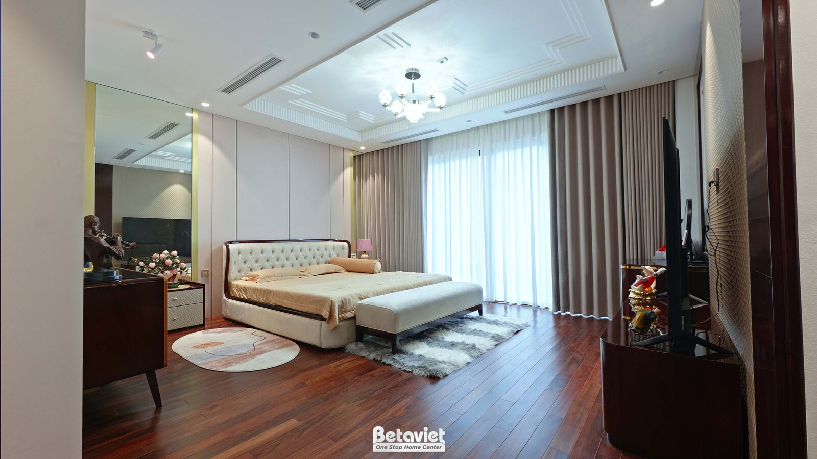 Thi công biệt thự TC5003639, giai đoạn hoàn thành – phòng ngủ (3)