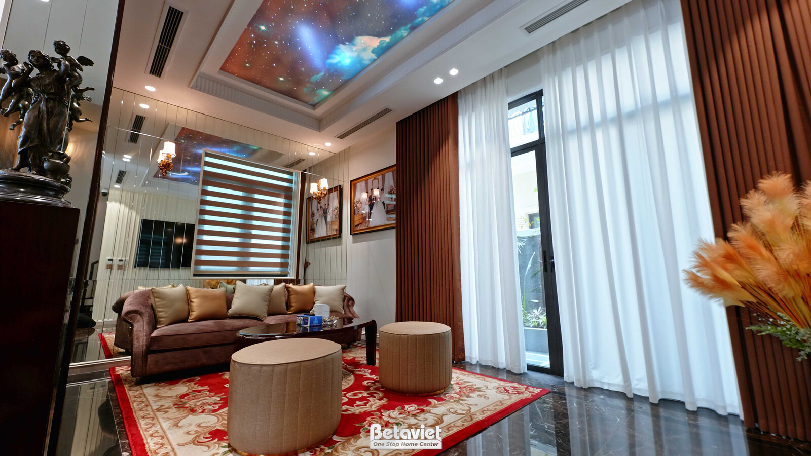 Thi công biệt thự TC5003639, giai đoạn hoàn thành – phòng khách (9)