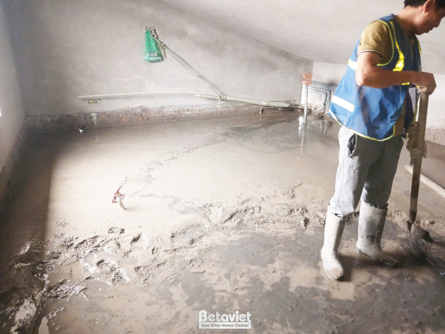 Thi công biệt thự 4 tầng hiện đại TC24063, giai đoạn thi công phần thô – chi tiết hoàn thiện