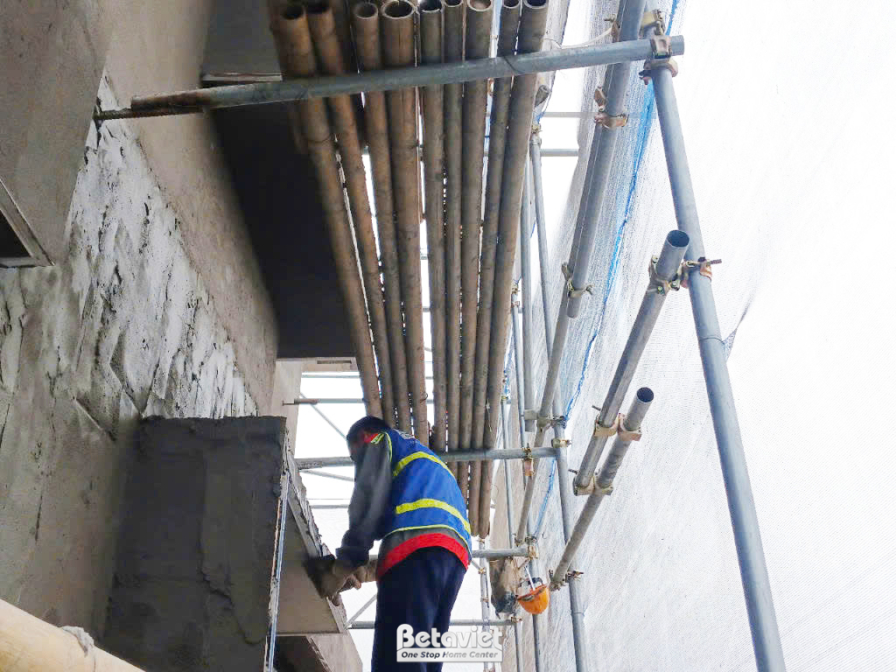 Thi công biệt thự 4 tầng hiện đại TC24063, giai đoạn thi công phần thô – ảnh thi công thực tế (7)