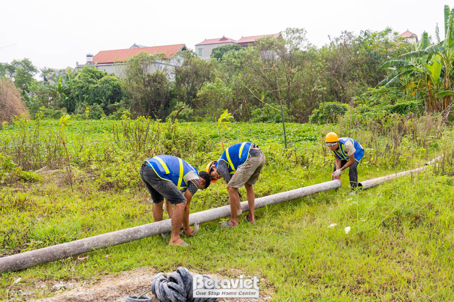 Thi công biệt thự 4 tầng hiện đại TC24063, giai đoạn khởi công – ảnh thi công thực tế (2)