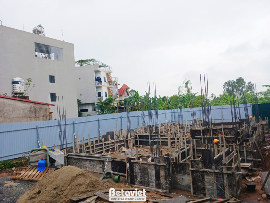 Thi công biệt thự 4 tầng hiện đại TC24063, giai đoạn thi công phần thô – mặt ngoài công trình (22)