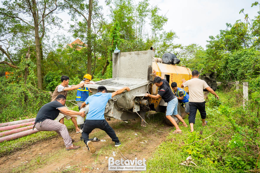 Thi công biệt thự 4 tầng hiện đại TC24063, giai đoạn khởi công – ảnh thi công thực tế (3)