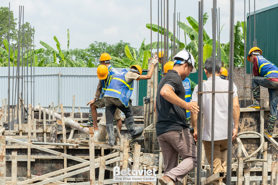 Thi công biệt thự 4 tầng hiện đại TC24063, giai đoạn thi công phần thô – kết cấu phần thô (24)