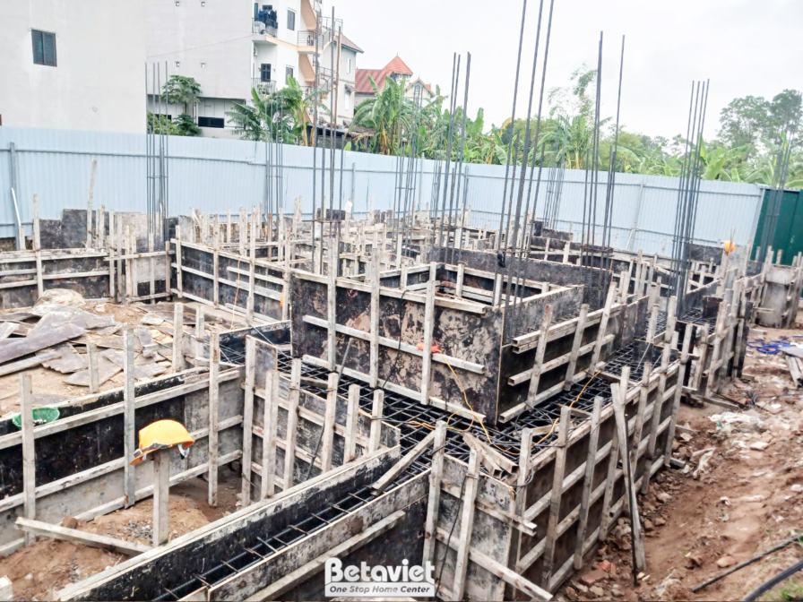 Thi công biệt thự 4 tầng hiện đại TC24063, giai đoạn thi công phần thô – kết cấu phần thô (6)
