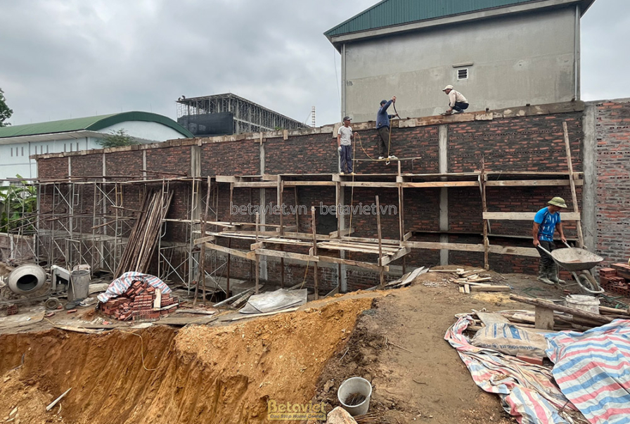 Thi công biệt thự 3 tầng TC23133, giai đoạn thi công phần thô – kết cấu phần thô (4)