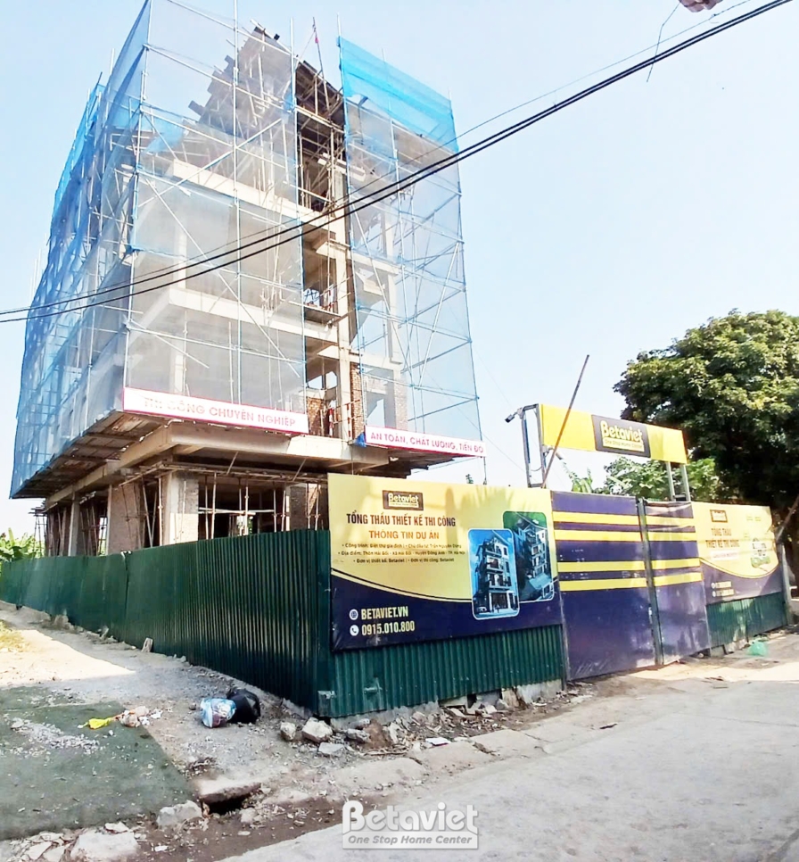 Thi công biệt thự 4 tầng hiện đại TC24063, giai đoạn thi công phần thô – mặt ngoài công trình (11)