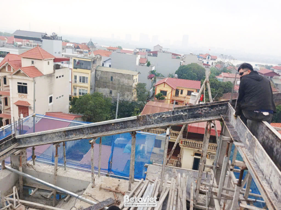 Thi công biệt thự 4 tầng hiện đại TC24063, giai đoạn thi công phần thô – mặt ngoài công trình (23)