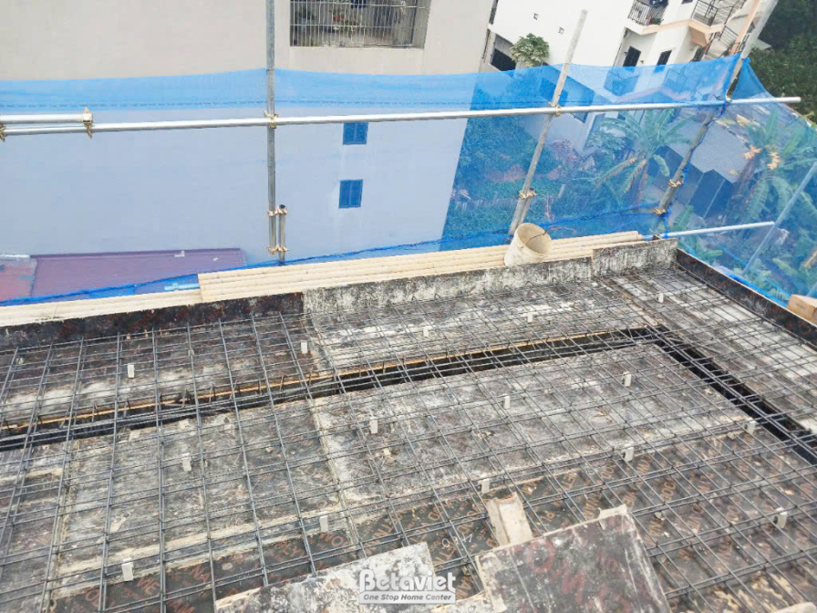Thi công biệt thự 4 tầng hiện đại TC24063, giai đoạn thi công phần thô – kết cấu phần thô (13)