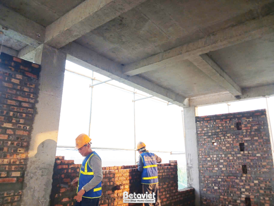 Thi công biệt thự 4 tầng hiện đại TC24063, giai đoạn thi công phần thô – kết cấu phần thô (16)