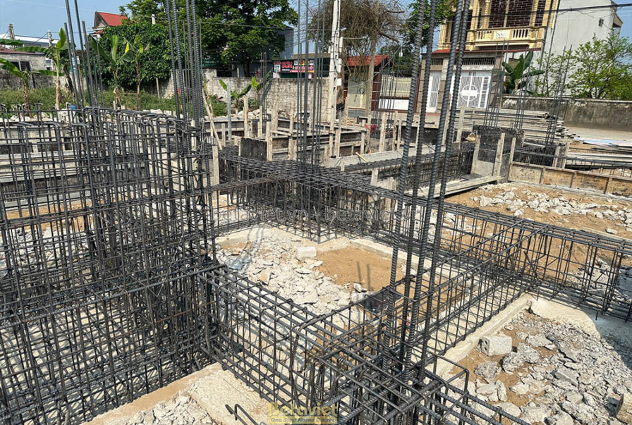 Thi công dinh thự tân cổ điển TC23082, giai đoạn thi công phần thô – kết cấu phần thô (35)