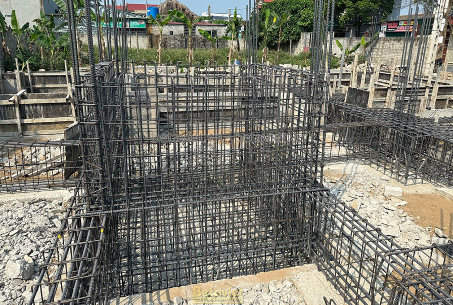 Thi công dinh thự tân cổ điển TC23082, giai đoạn thi công phần thô – kết cấu phần thô (34)