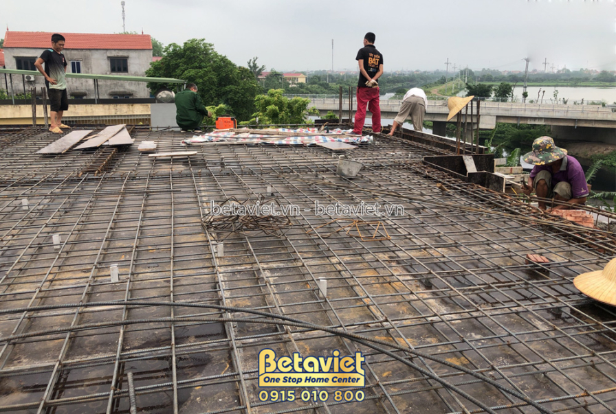 Thi công biệt thự 3 tầng TC21153, giai đoạn thi công phần thô – kết cấu phần thô (7)