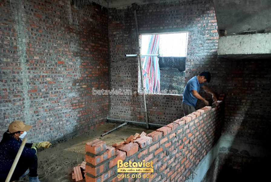 Thi công biệt thự 5 tầng TC21061, giai đoạn thi công phần thô – kết cấu phần thô (5)