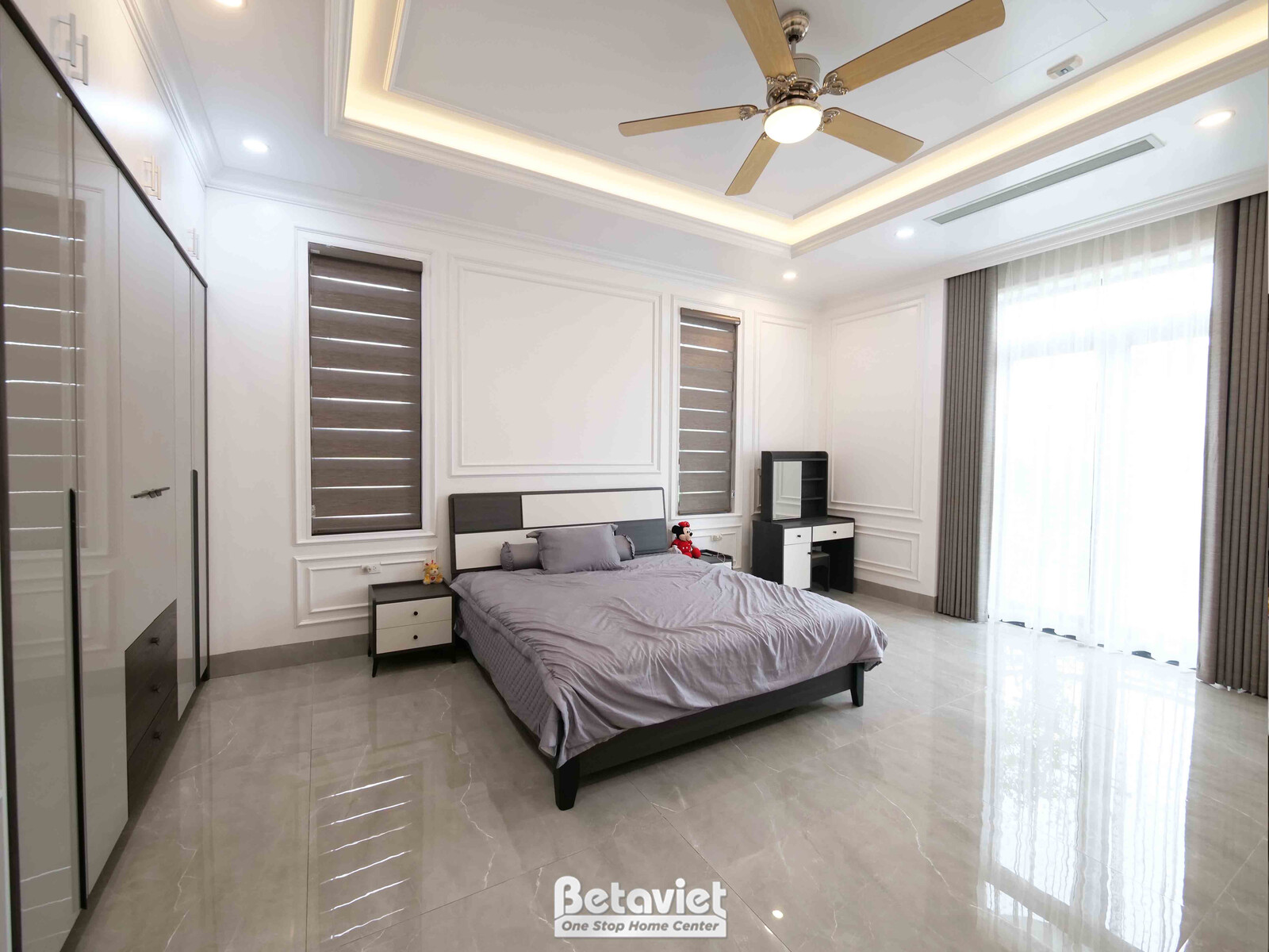 Thi công biệt thự TC21212, giai đoạn hoàn thành – phòng ngủ