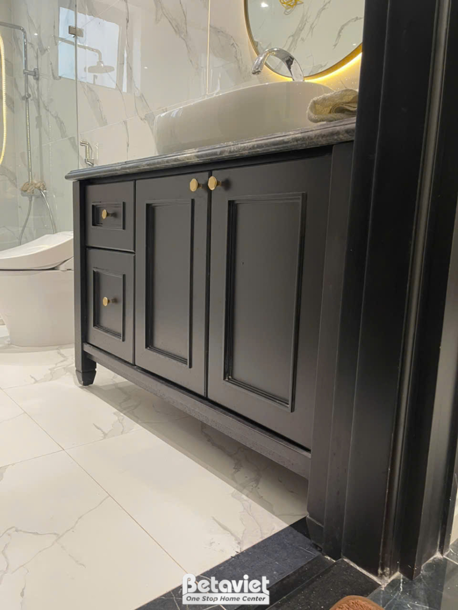 Thi công biệt thự 3 tầng TC24807, giai đoạn hoàn thành – phòng tắm