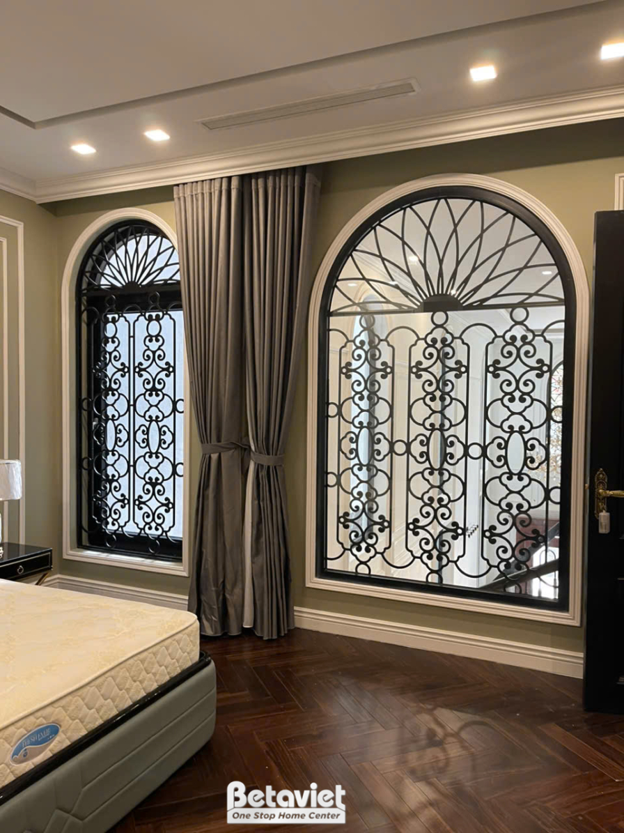 Thi công biệt thự 3 tầng TC24807, giai đoạn hoàn thành – phòng ngủ