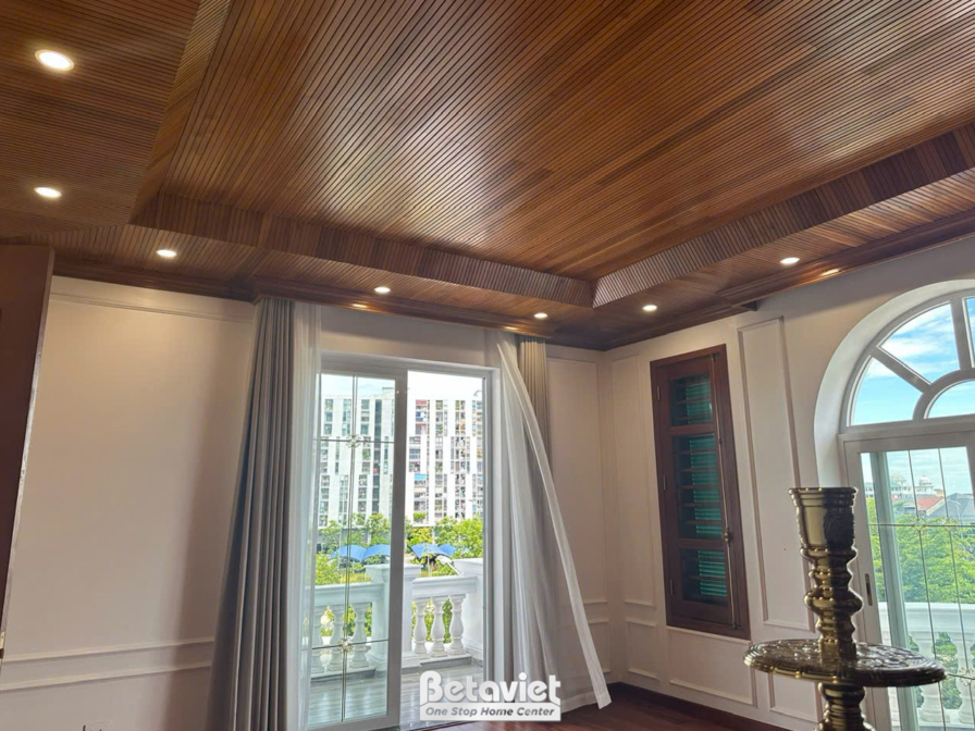 Thi công biệt thự 3 tầng tân cổ điển TC21181, giai đoạn hoàn thành – phòng ngủ