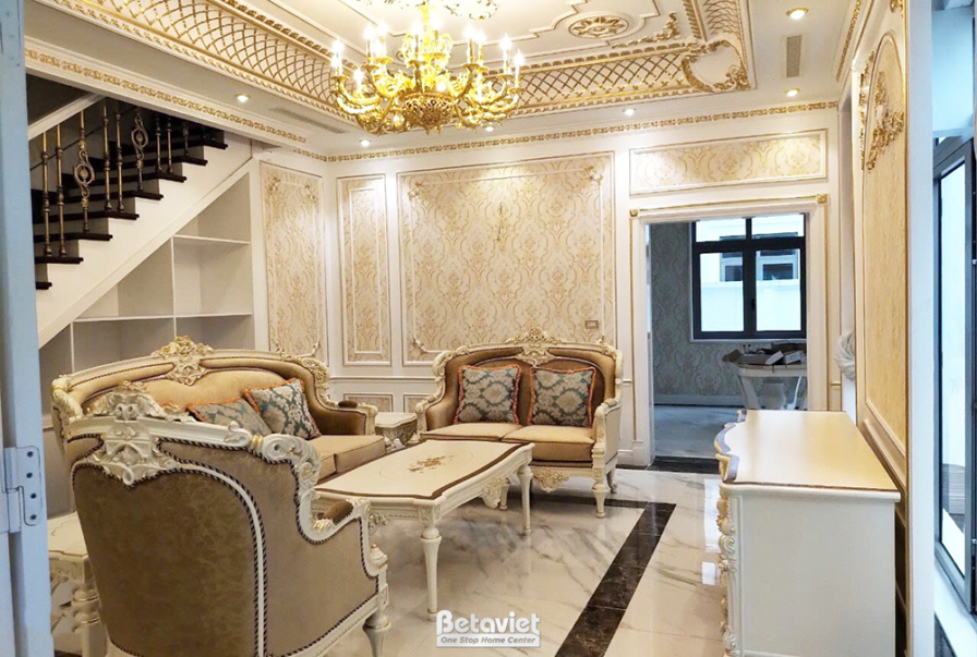 Thi công biệt thự 5 tầng TC21061, giai đoạn hoàn thành – mặt ngoài công trình