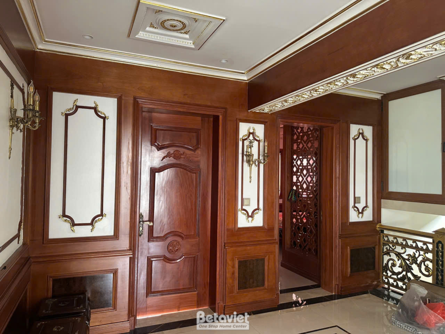 Thi công biệt thự 4 tầng TC22099, giai đoạn hoàn thành – phòng khách (5)