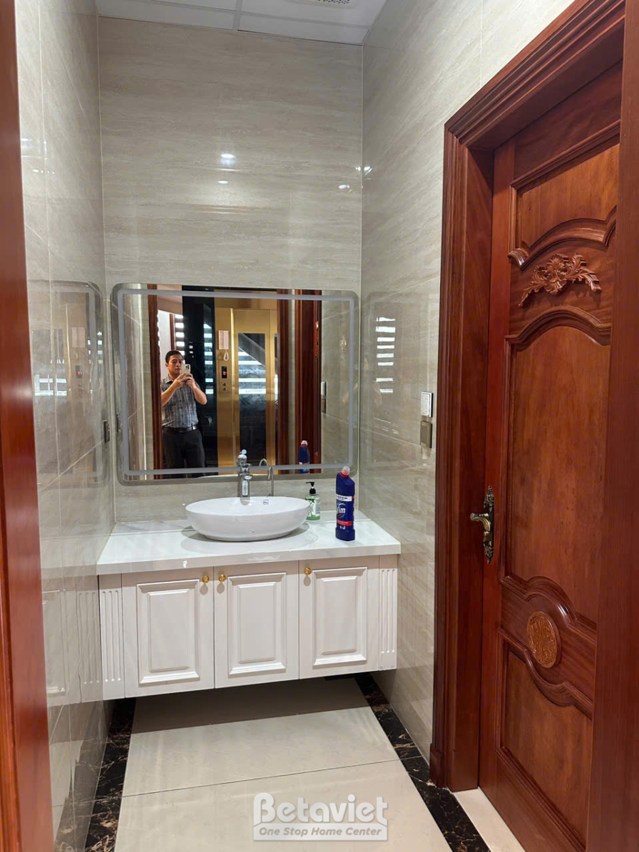 Thi công biệt thự 4 tầng TC22099, giai đoạn hoàn thành – hành lang (2)