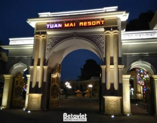 Thi công hoàn thiện resort Tuấn Mai 2 tầng – TC24967