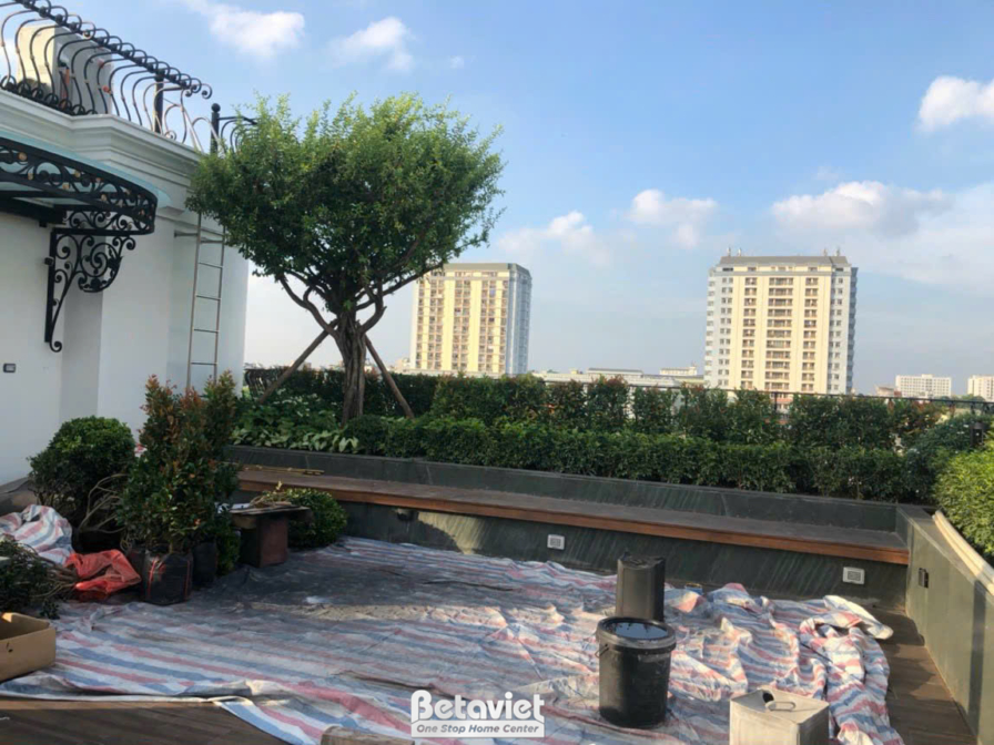 Thi công biệt thự 4 tầng TC24775, giai đoạn hoàn thành – ban công (2)