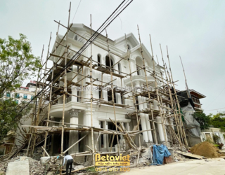 Thi công xây dựng phần thô biệt thự cao cấp 3 tầng tân cổ điển – TC21072