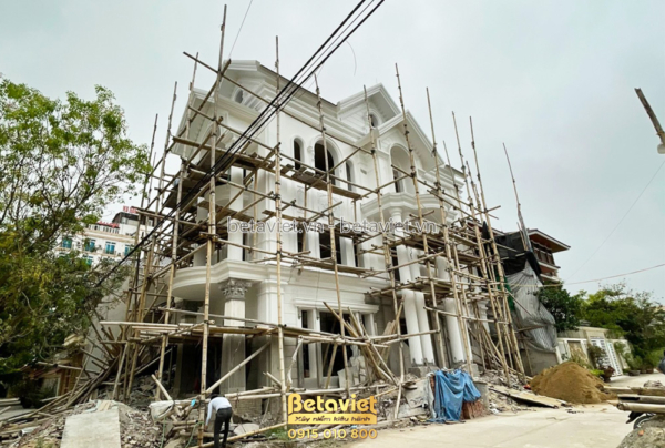Thi công xây dựng phần thô biệt thự cao cấp 3 tầng tân cổ điển – TC21072