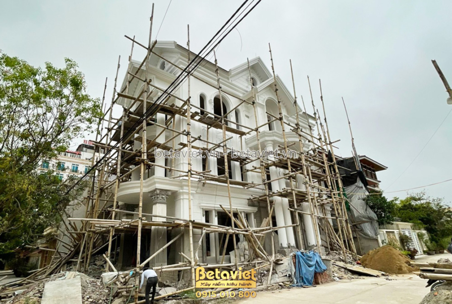 Thi công biệt thự 3 tầng tân cổ điển TC21072 – ảnh thực tế công trình