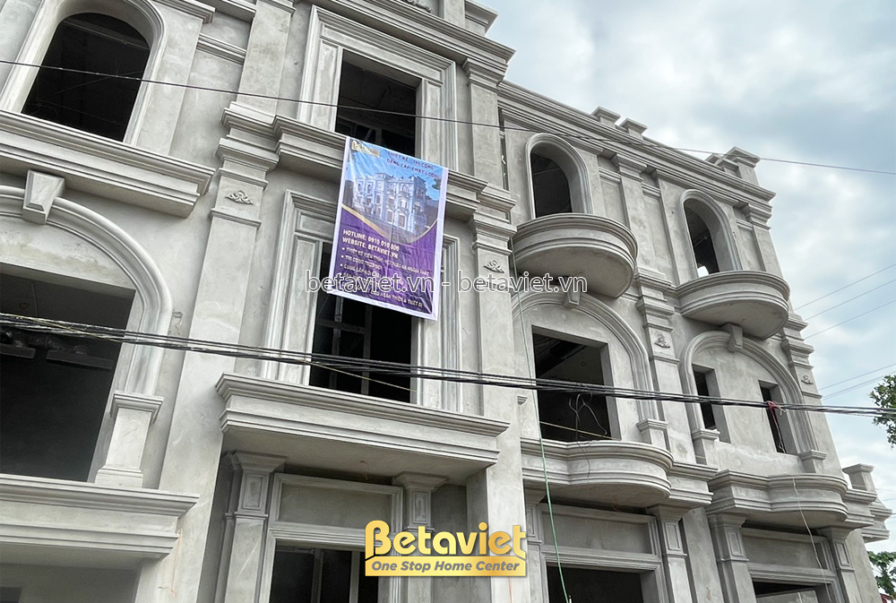 Thi công biệt thự 3 tầng TC23026, giai đoạn thi công phần thô – mặt ngoài công trình (8)