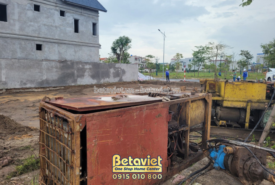 Thi công biệt thự 3 tầng hiện đại TC22156, giai đoạn khởi công – mặt ngoài công trình (3)